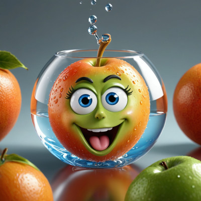 Smile Orange Fruit Profile Picture